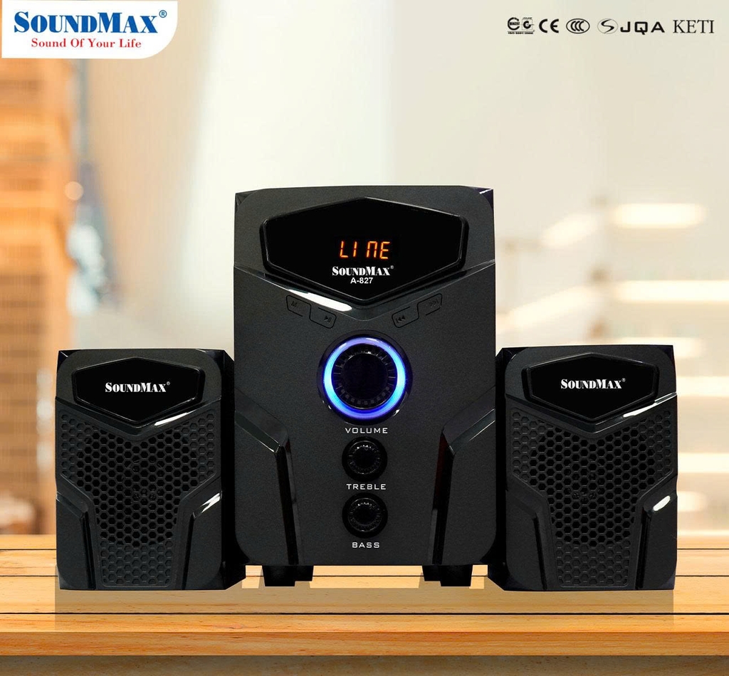 Loa vi tính Bluetooth Soundmax A827 loa 2.1 công suất 20W