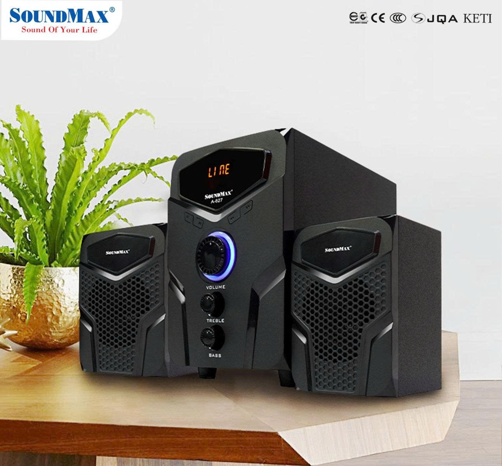 Loa vi tính Bluetooth Soundmax A827 loa 2.1 công suất 20W