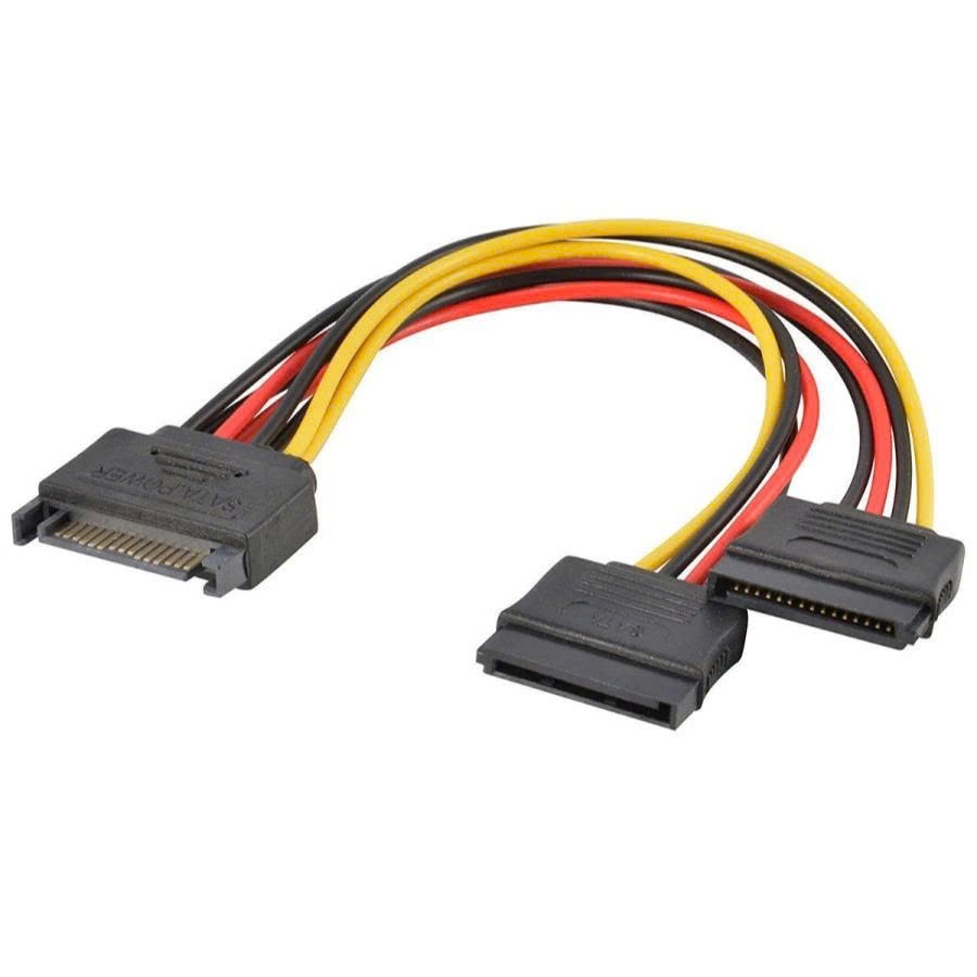 Cáp chia nguồn sata 1 sang 2 dạng thẳng