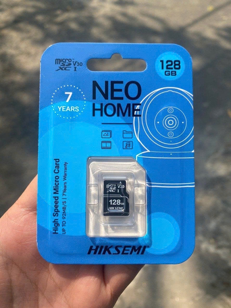 Thẻ nhớ MicroSD 128GB Hiksemi chuyên dụng cho camera HS-TF-D1(STD)/128G tốc độ ghi 50MB/s, tốc độ đọc 92MB/