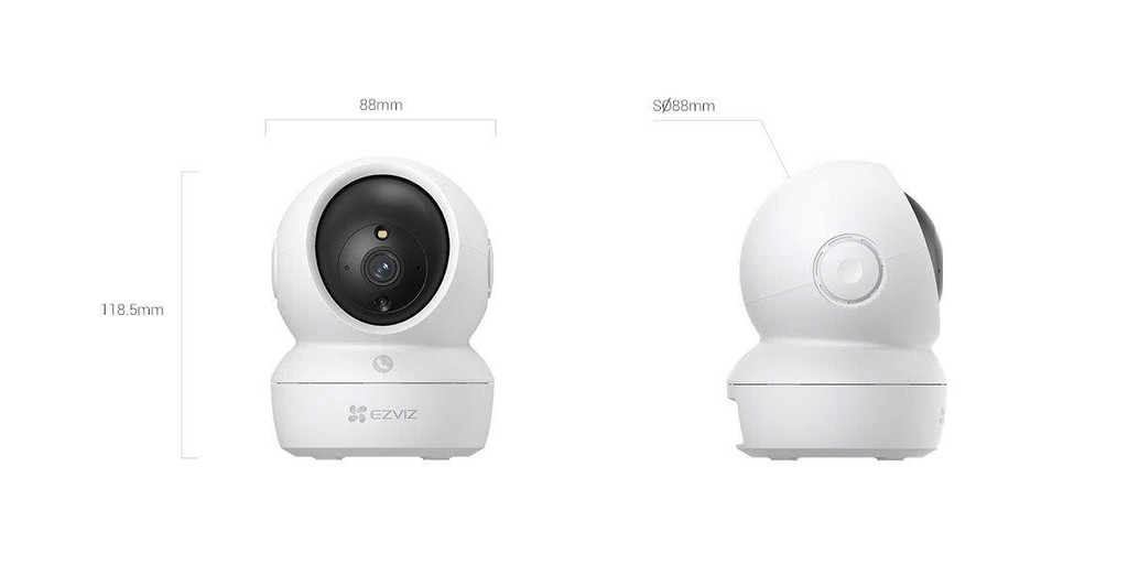 Camera không dây Wifi Ezviz C6N Pro 2K 3MP xoay 360  -Hàng chính hãng