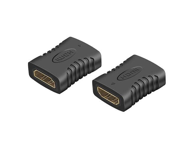 Đầu nối HDMI Mpard MD107 2 đầu lỗ màu đen