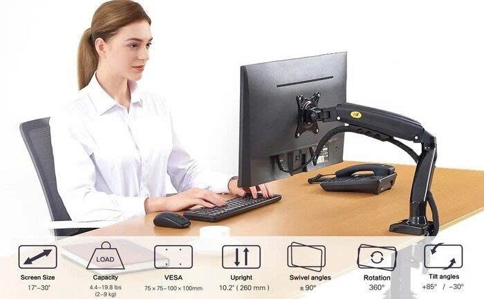 Khung treo giá đỡ Màn hình North Bayou F80 (17 - 30 inch) nhiều màu