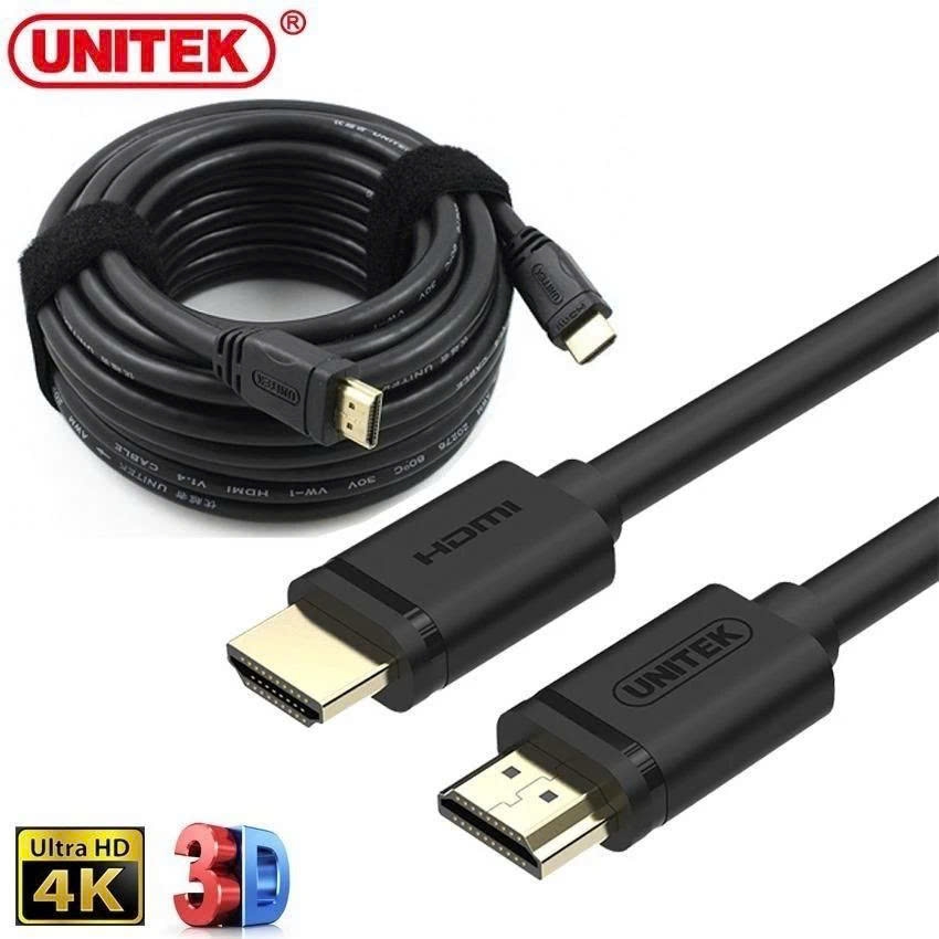 Unitek Cáp HDMI Unitek YC140M  dài 5M hỗ trợ 2K, 4K siêu nét