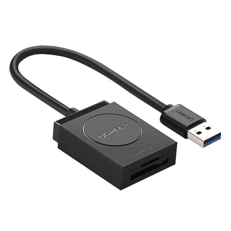 Ugren Đầu đọc thẻ nhớ Ugreen 20250 USB 3.0 hỗ trợ SD/TF/Micro SD