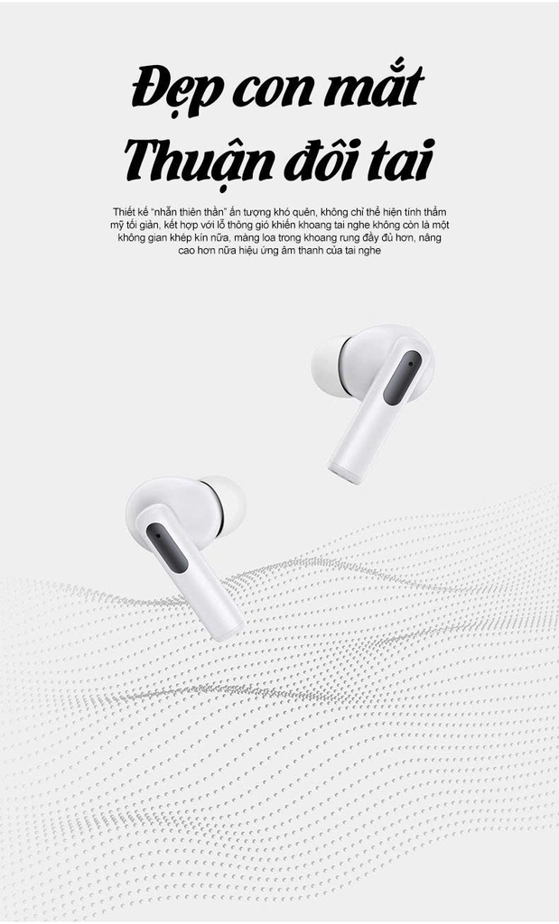 Tai nghe Bluetooth Pisen P2 BHD-TW13 Chống ồn kép ANC + ENC
