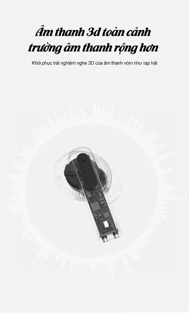 Tai nghe Bluetooth Pisen P2 BHD-TW13 Chống ồn kép ANC + ENC