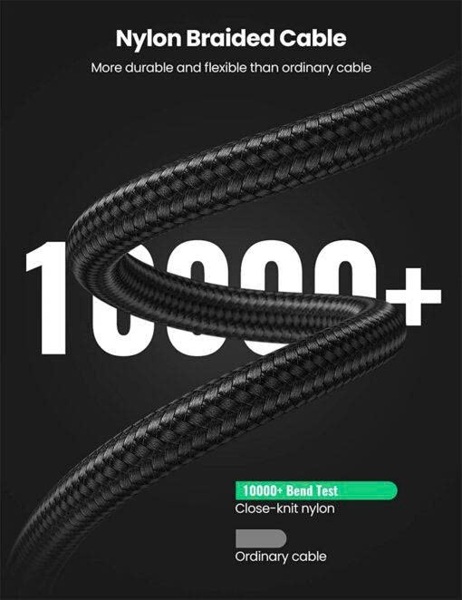 Ugreen Cáp chuyển Type C sang USB 3.0 UGREEN US378 Hỗ trợ OTG dài 15  bọc nylon bền bỉ