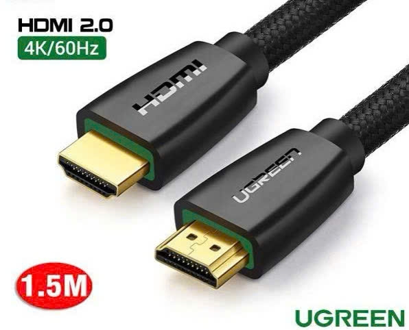 Ugreen Cáp HDMI 2.0 4K 60hz Ugreen 40412 40411 40409 dài 1.5M 3M 5M High-End Cable with Nylon Braid