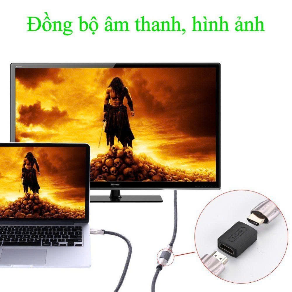 Đầu nối HDMI sang HDMI 2 đầu cái UGREEN 20107 màu đen