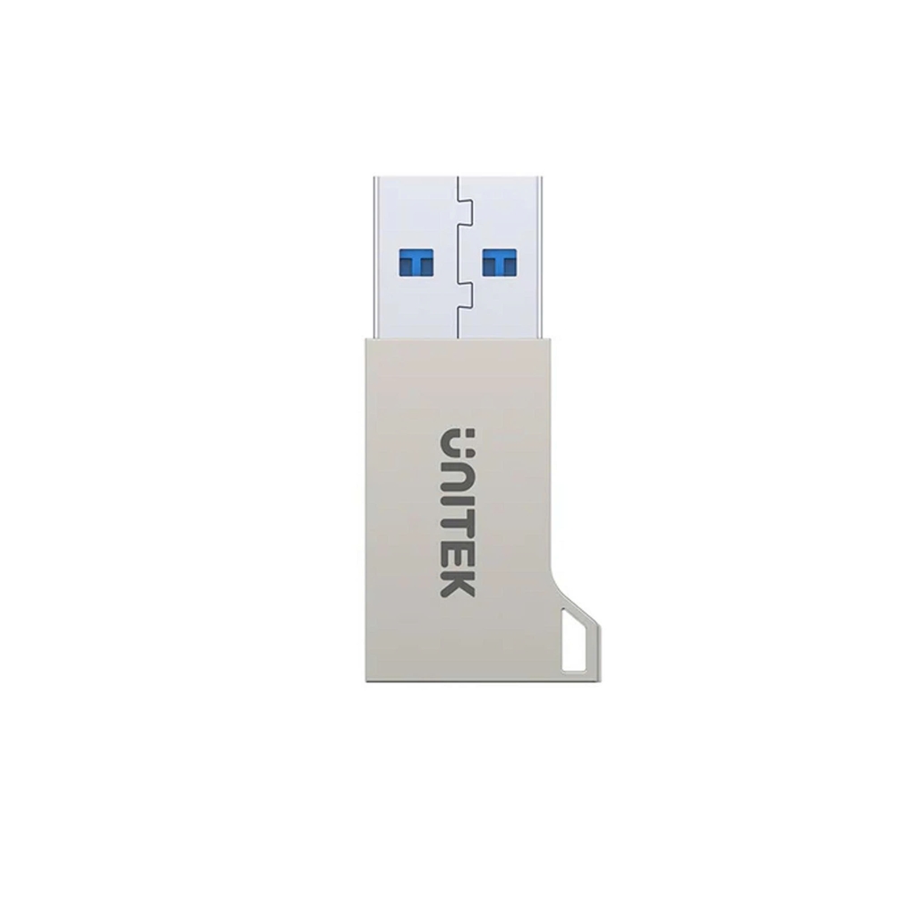 Đầu đổi USB 3.0 sang Type C Unitek A1034NI màu xám vỏ hợp kim nhôm