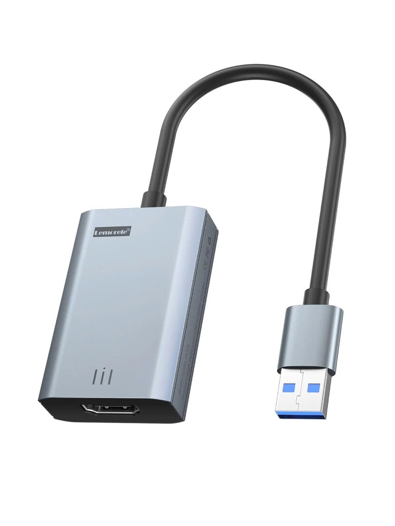 Cáp chuyển USB sang HDMI Lemorele LC06 Pus gắn từ máy tinh sang màn hình có cổng HDMI( có cài river)