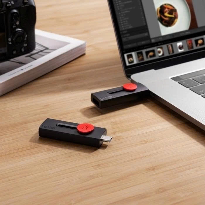 USB Lexar D300 64GB Chuẩn USB 3.2 Gen 1, Tốc độ đọc 130Mb/s, Chất liệu nhựa giảm nhiệt, BH 2 năm