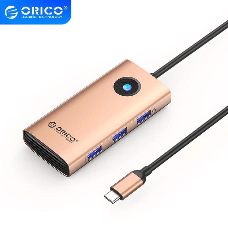 Orico Cáp chuyển Type C sang HDMI 6 in 1 Orico PW11 6P-SV-EP sang HDMI DP 3USB cho máy tính, điện thoại...