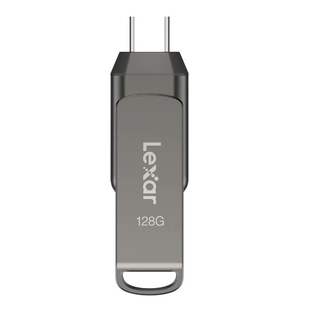 USB 64GB Lexar JumpDrive Dual D400 Chuẩn USB 3.2 Gen 1, Tốc độ đọc 130Mb/s,  BH 2 năm