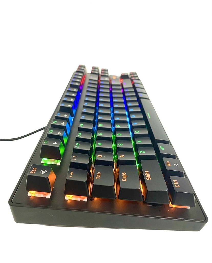 Bàn phím Cơ có dây Gaming Newmen GE87R LED RGB (Blue/Red/Brown Switch) cổng USB