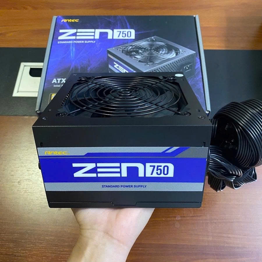 Antec Nguồn máy tính ANTEC ZEN750-EC, fan 12cm- Hàng chính hãng