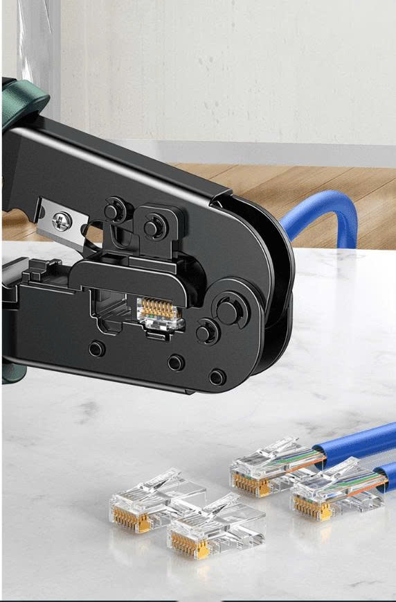 Kìm bấm mạng RJ45 RJ11 UGREEN 70683 NW136 tích hợp dao tuốt vỏ