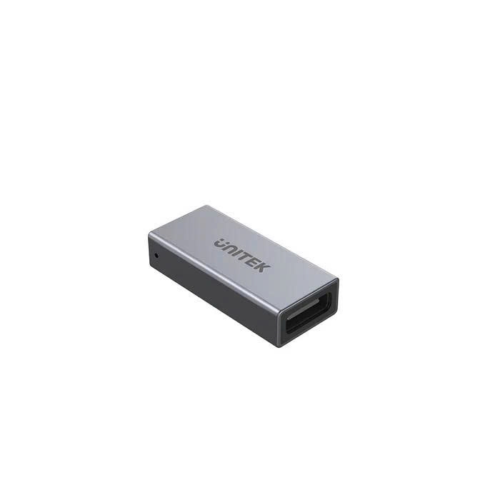 Đầu nối 2 đầu Type C cái Thunderpont 4 Unitek A1036GY 40 Gbps 8K60HZ PD240W hợp kim nhôm