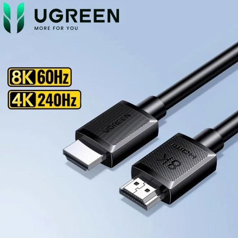 Ugreen Cáp HDMI 2.1 Ugreen 45431 HD175 dài 1.5M Hỗ Trợ 8K@60Hz, 4K@240Hz