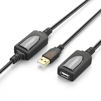 Ugreen Cáp nối dài USB 2.0 dài 15m Ugreen 10323 có chíp khuếch đại