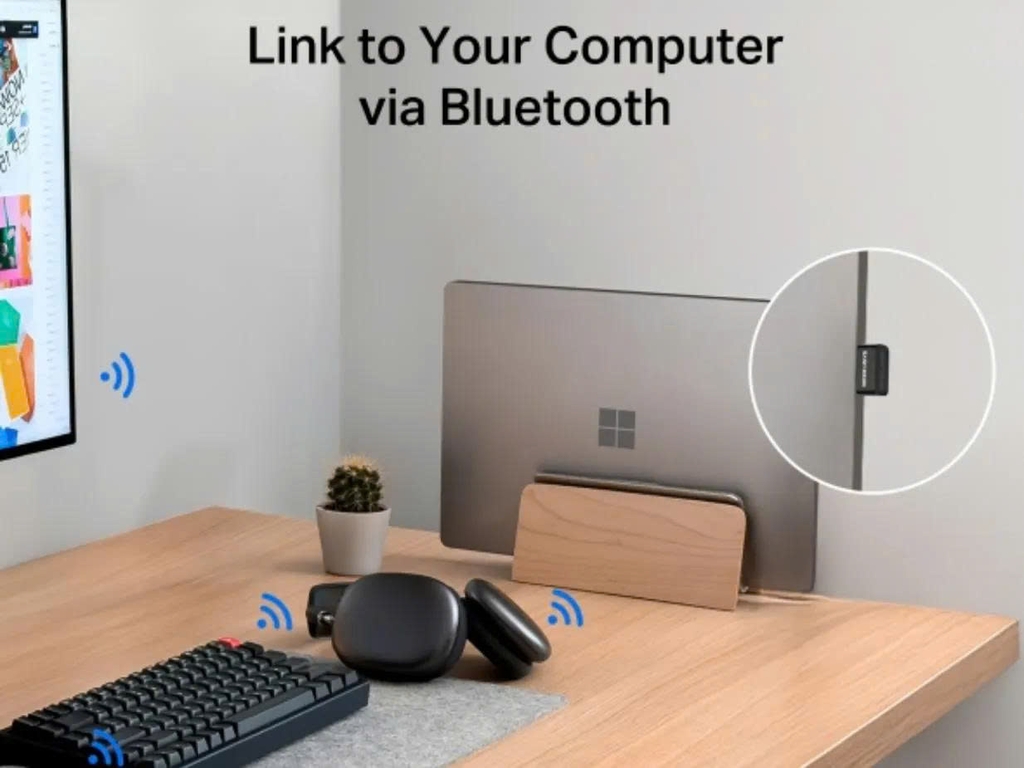 Mercusys USB Bluetooth 5.4 Mercusys MA530H USB 2.0 mini gắn máy tính