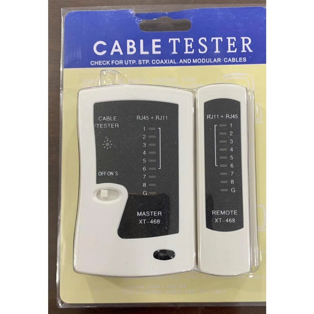 Bộ Test cáp mạng đầu mạng RJ 45 RJ11 XT468 A