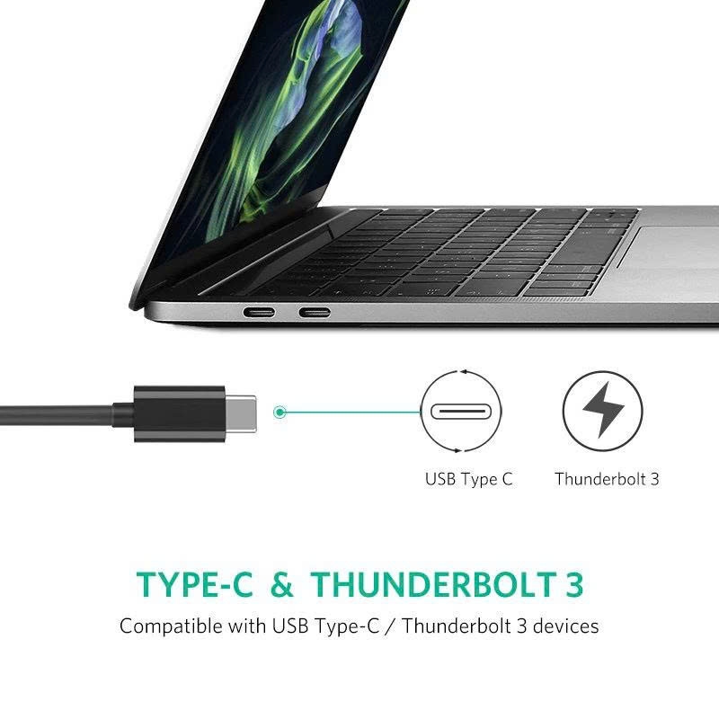 Ugreen Cáp chuyển USB Type C sang mạng Lan, RJ 45 Ugreen 50307 tốc độ 1Gb/1000Mb vỏ nhựa màu đen