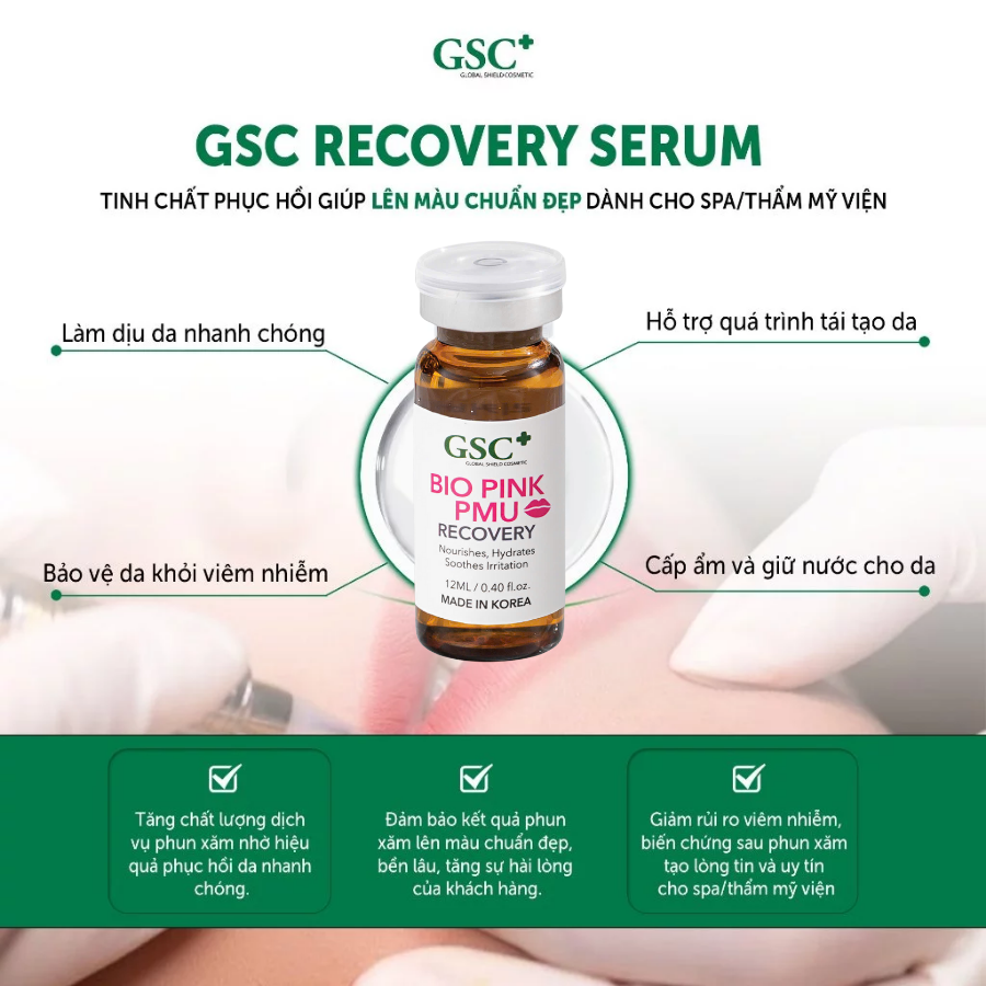 Tinh chất phục hồi da GSC 12ml