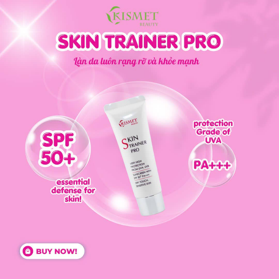 Kem chống nắng Kismet Skin Trainer Pro SPF 50 PA+++ 50ml