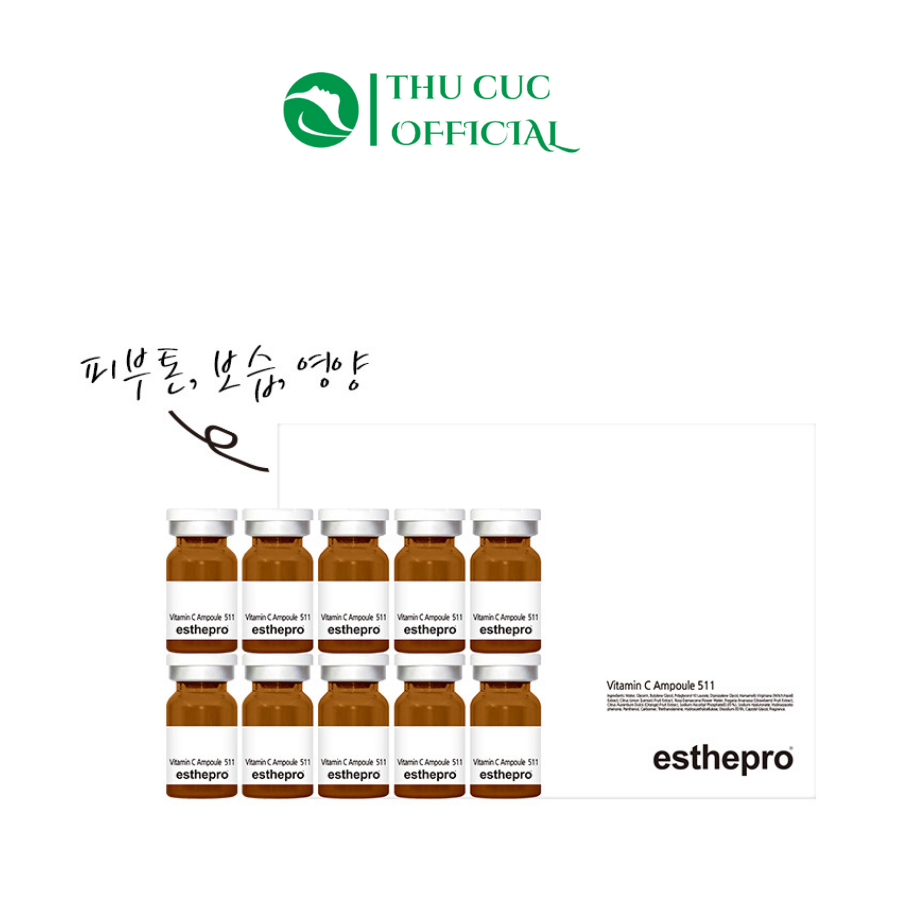 Tế bào gốc Esthemax Vitamin C - Esthepro 511 Ampoule Sáng da