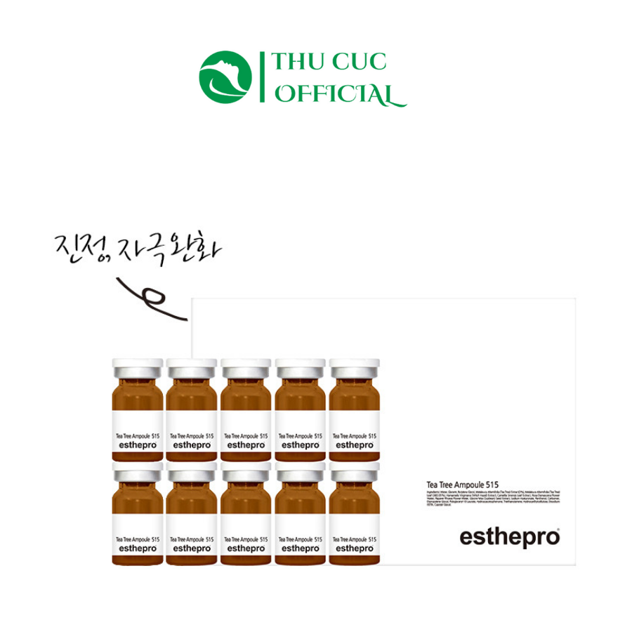 [Date 2026] Tế bào gốc Esthemax Tea Tree - Esthepro 515 Ampoule (set 10 ống)