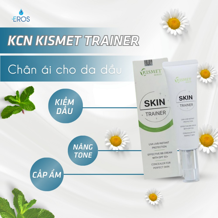Kem nền chống nắng Kismet BB  Skin Trainer SPF 50+++ 50ml