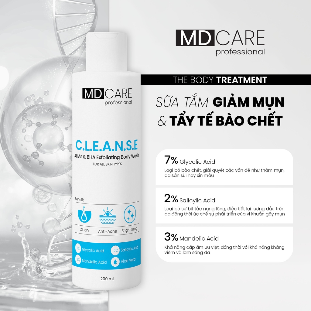 MD Care: Giải pháp Chăm sóc Da Khoa học Toàn diện từ da mặt đến body