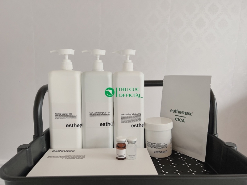 [Tặng mặt nạ] Bộ mỹ phẩm cơ bản Esthemax - Esthepro Hàn Quốc chuyên nghiệp