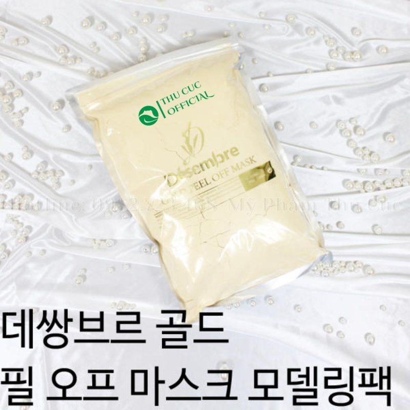 Bột mặt nạ dẻo Desembre Gold Peel Off Mask 500g và 1000g