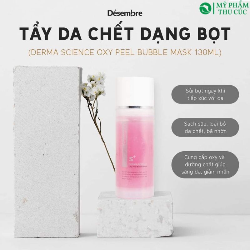 [Tặng mặt nạ] Bọt tẩy da chết Desembre Oxy Peel Bubble Mask 130ml