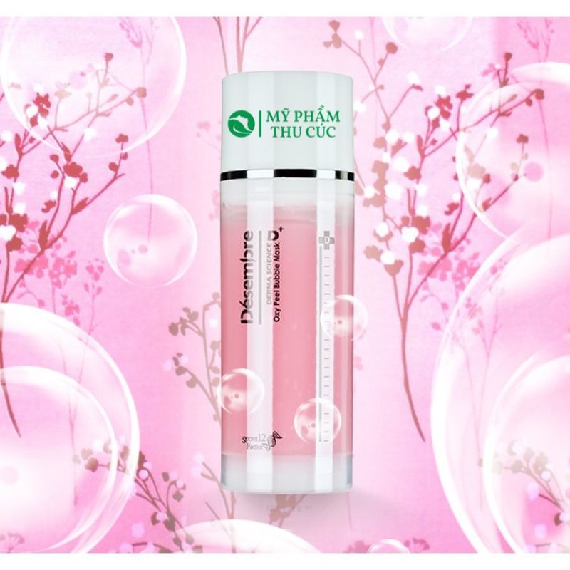 [Tặng mặt nạ] Bọt tẩy da chết Desembre Oxy Peel Bubble Mask 130ml