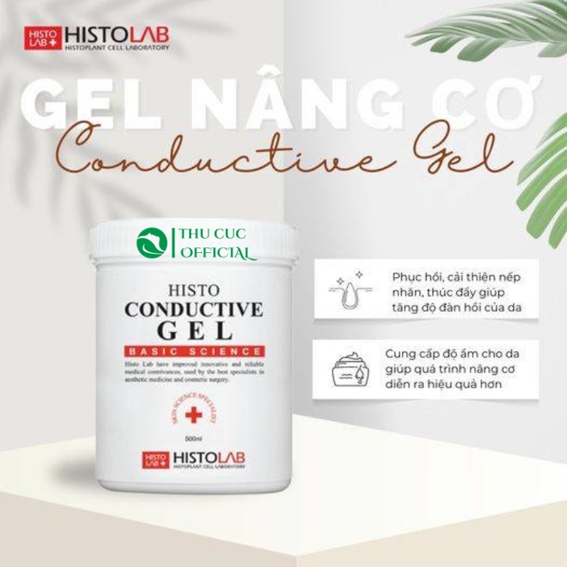 Gel Dẫn Histolab Histo Conductive 500ml dưỡng ẩm dịu da 