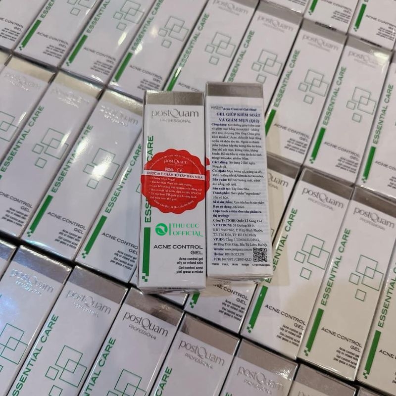 Gel dưỡng giảm mụn PostQuam Acne Control Gel Q12 50ml - Kiểm soát dầu