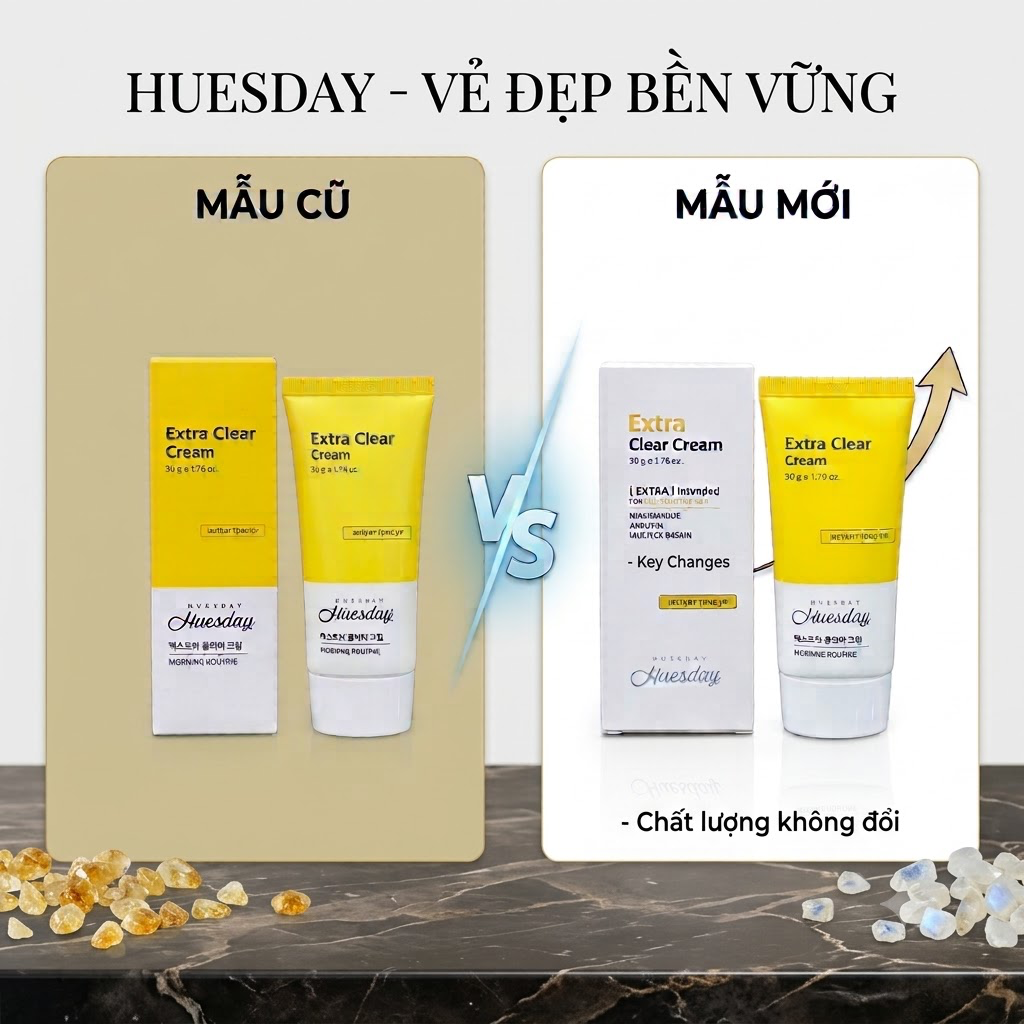 Kem làm trắng da Extra Clear Huesday 50g