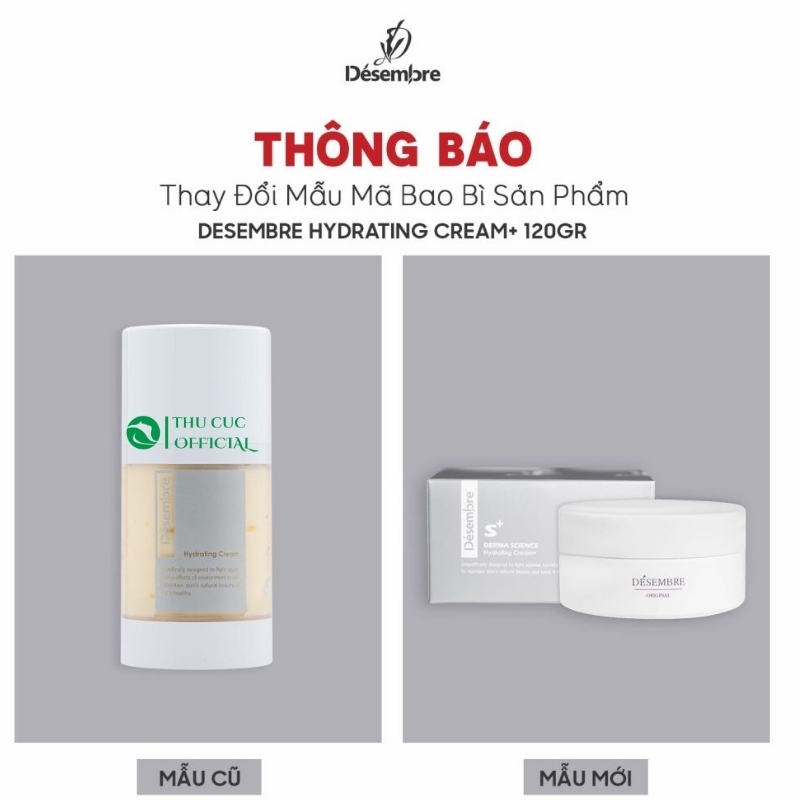 Kem Cấp Ẩm Đặc Trị Desembre Hydrating Cream 120g