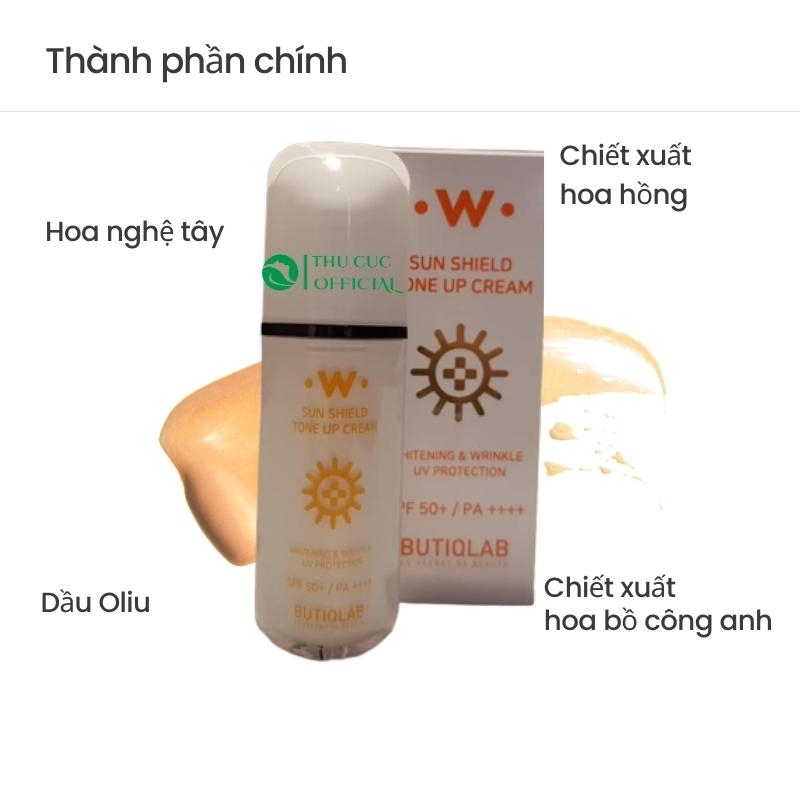 Kem chống nắng Butiq Lab
