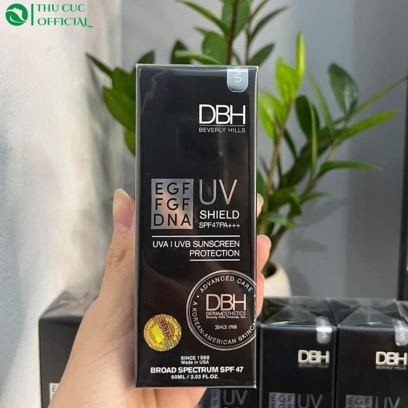 Kem Chống Nắng DBH EGF UV Shield SPF47 PA+++ 60ML