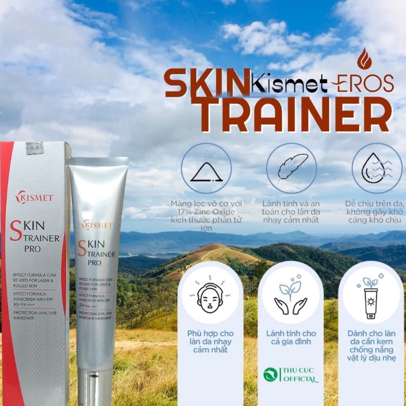 Kem chống nắng Kismet Skin Trainer Pro SPF 50 PA+++ 50ml