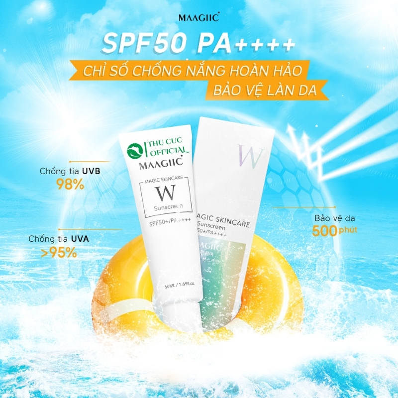 Kem chống nắng Maagiic W Sun Cream SPF 50 PA+++