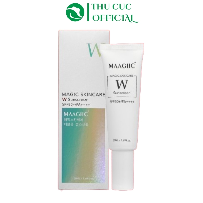 Kem chống nắng VAVAW Lumiglow Rosy Sheer Sunscreen/ Maagiic W Sun Cream SPF 50 PA+++