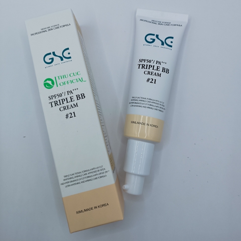 Kem chống nắng nâng tone Hey GSC  BB Tripple Cream SPF 50 PA++