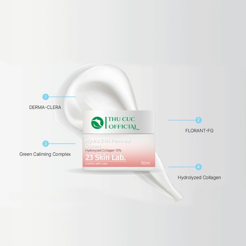 Kem dưỡng ẩm 23 Skinlab Hydra 24H Renewal Cream 50g