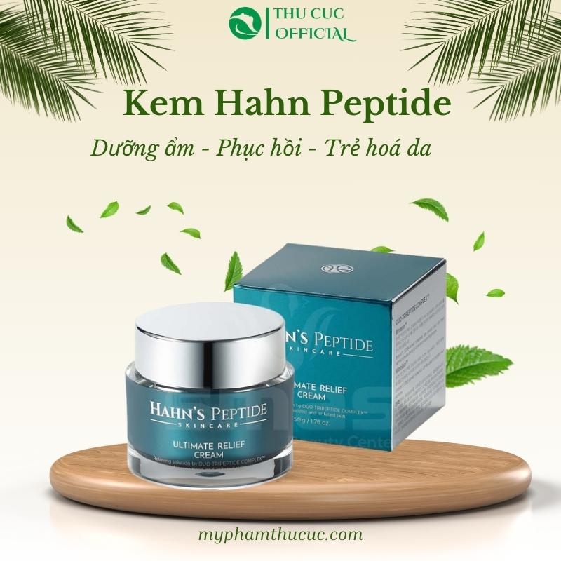 Kem tái tạo da Hahn's Peptide Ultimate Relief Cream 50g